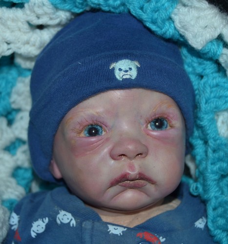 Reborn preemie baby - reborn, doll